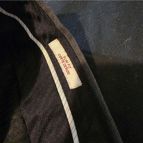 Merona Men's Charcoal Dress Pants - Picture 4 of 6